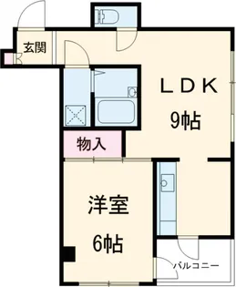 ヒルズ西竹ノ塚【4階】の間取り