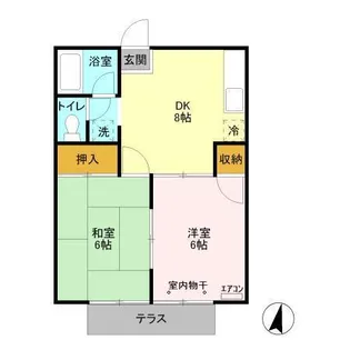 サマックス プラトー【1階】の間取り