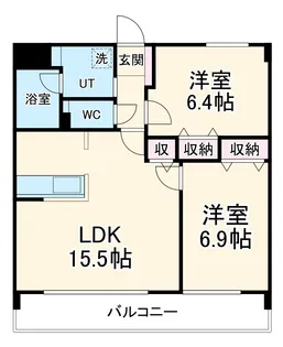 Bercer【2階】の間取り