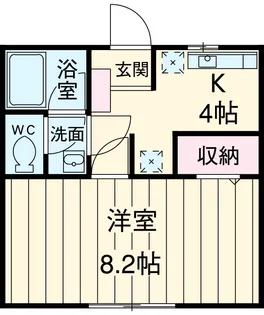 フォレストハウス八千代【2階】の間取り