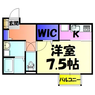 シャルドネ A【1階】の間取り