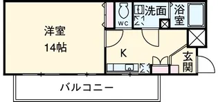 ディージービル小牧中央【4階】の間取り