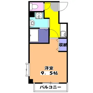 フォルテューヌ三鷹【305号室】の間取り