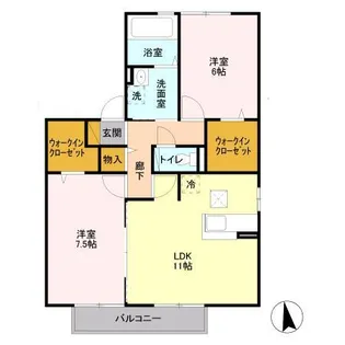 サキクサノ郷【1階】の間取り