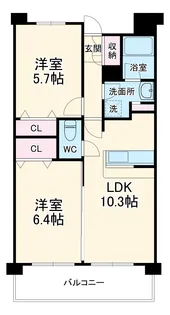 園生テクノプラザ【2階】の間取り