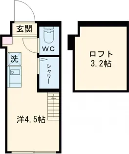 ハーモニーテラス池袋本町【1階】の間取り