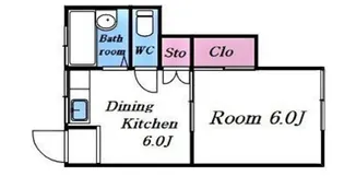 インペリアル幕張【1階】の間取り