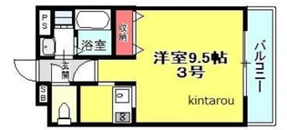 アンブラッセ新検見川【6階】の間取り