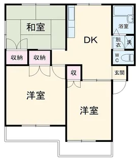 ニューエリール【1階】の間取り