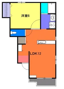 ヴィラ藤岡【201号室】の間取り