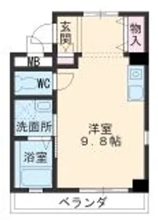 アベニール佃【3階】の間取り