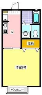 オランジュリー【2階】の間取り