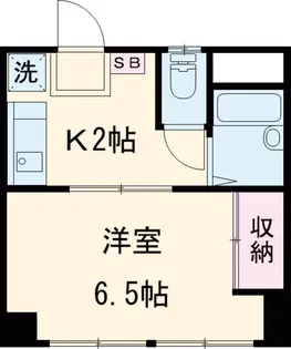 栄町第3レジデンス【102号室】の間取り