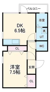 SKY TOWN FOUR【201号室】の間取り