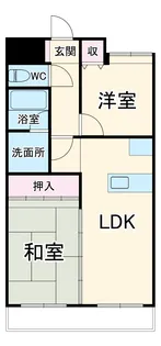 ル・ド・ソレイユ【701号室】の間取り