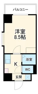 ルミナス名駅【102号室】の間取り