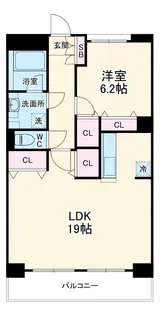 Enchante 泉【8階】の間取り