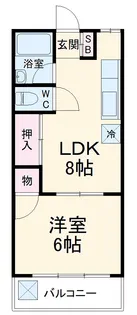大野マンション【4階】の間取り
