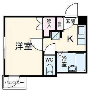 パレ千郷【2階】の間取り