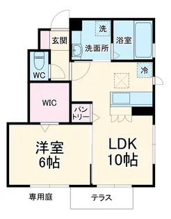 サンモール【1階】の間取り