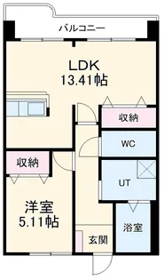 サンデンハイツ【302号室】の間取り