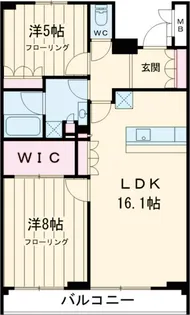 プライムメゾン武蔵野の杜【1階】の間取り