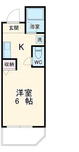 ヴェルドミール清和Ⅱ【2階】の間取り