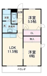 ヴェルデュール敷島Ⅱ【3階】の間取り