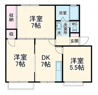 寺ノ上サニーコート2【202号室】の間取り