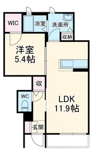 アーバンコンテンポラリーM【1階】の間取り