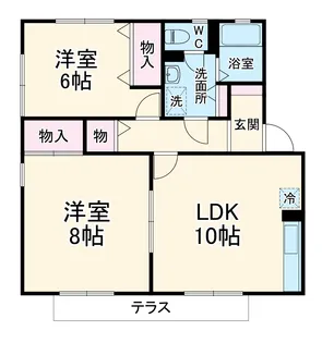 ヴァンクレスト【102号室】の間取り