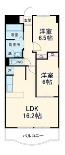 レジデンス光和Ⅱ【7階】の間取り
