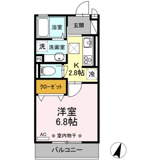 グランドソレイユ A【1階】の間取り