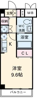 CASSIA市川妙典【310号室】の間取り