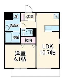 デュラカーサルシア 川和Ⅲ【2階】の間取り