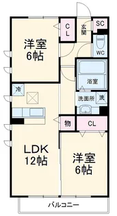 エスポア【1階】の間取り