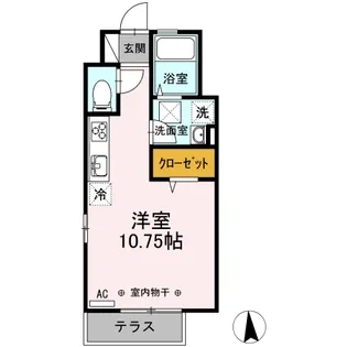 ラ・ルーナ【1階】の間取り