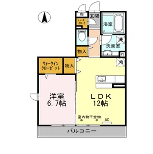 ラルーチェ Ⅰ【1階】の間取り