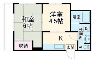 浜屋センタービル【406号室】の間取り