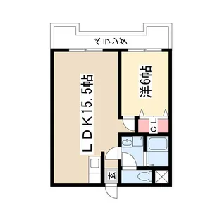 カサ松下【3階】の間取り