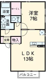 ネオステージII【1階】の間取り