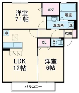 ソレイユⅡ【1階】の間取り