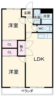 コンフォール南川【2階】の間取り