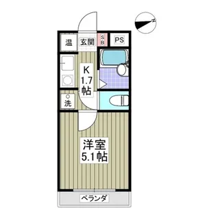 インティメイトハイツ【2階】の間取り