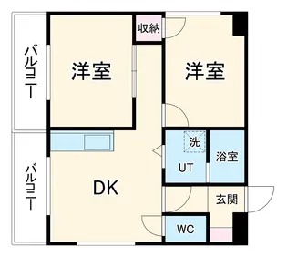 プレズ志賀公園【1階】の間取り
