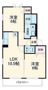 ファーストホームB【202号室】の間取り