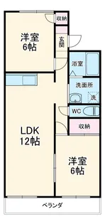 ハイツフジ【205号室】の間取り