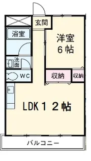 サンシャトー吉田【706号室】の間取り