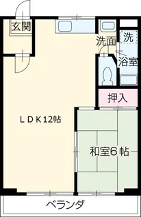 メゾンSⅡ【4階】の間取り