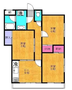 サニースクエア【3階】の間取り